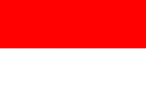 Imagem da bandeira da Indonésia