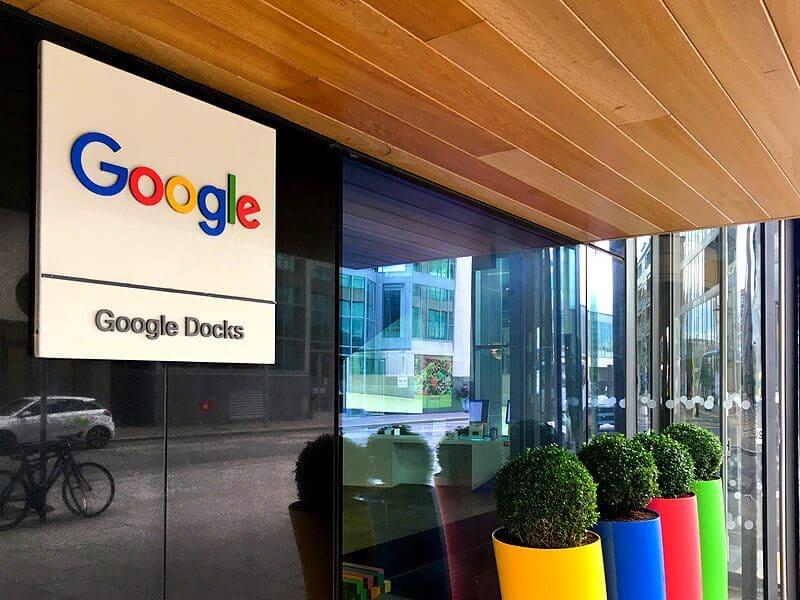 Escritório do Google na Irlanda.