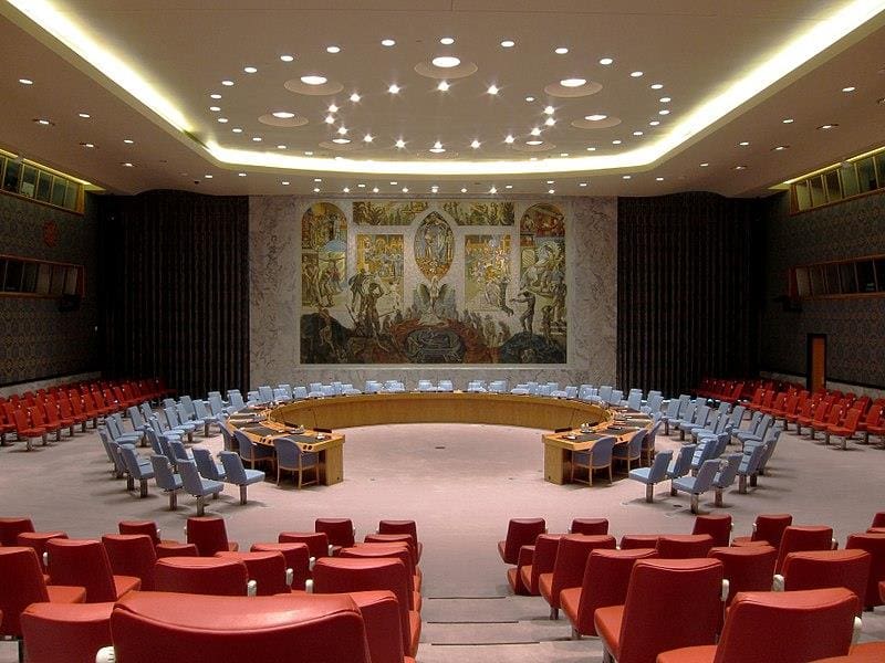 Conselho de Segurança da ONU.

