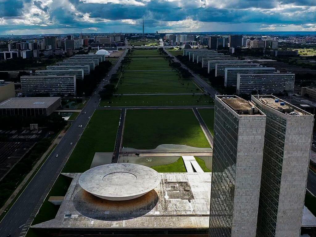 Congresso e a Esplanada dos Ministérios, em Brasília. (Foto: Marcello Casal Jr/Agência Brasil)
