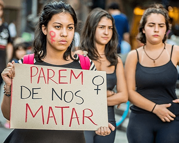 Ato contra a violência e a cultura do estupro, Rio de Janeiro. Imagem: Divulgação. 