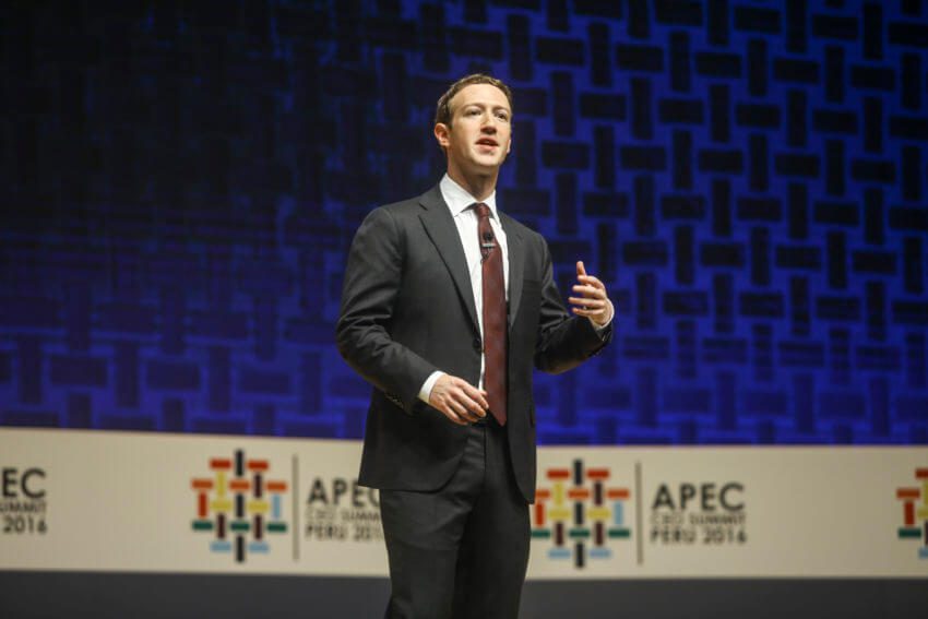 Mark Zuckerberg, CEO do Facebook (Fotos Públicas)