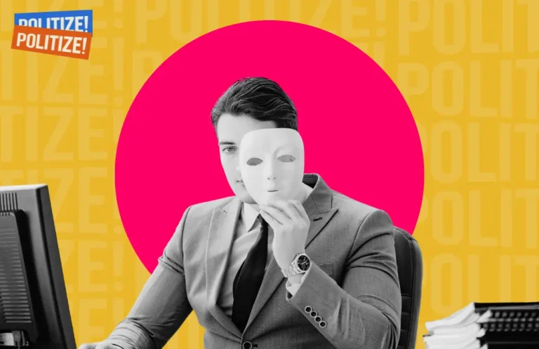 imagem de um homem com máscara em cima do rosto