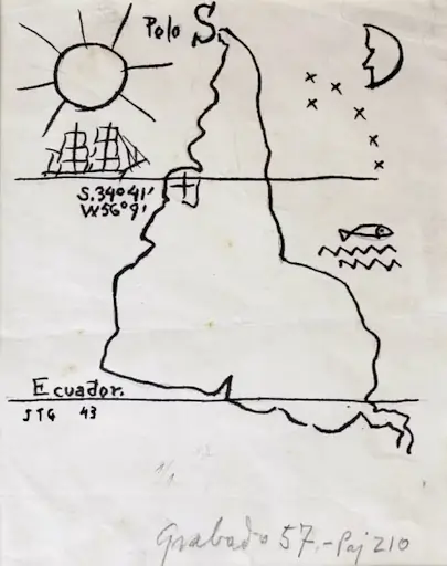 Imagem da obra América Invertida.
